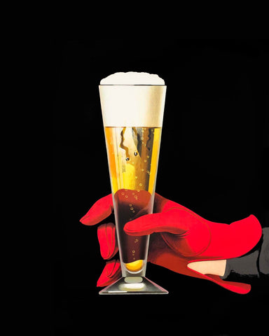 Swiss Glass Of Chilled Beer - Posters by Arjun Mathai