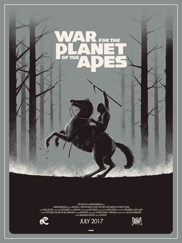 War For The Planet Of The Apes - Hollywood Sci-Fi Art Movie Poster Collection by Tim