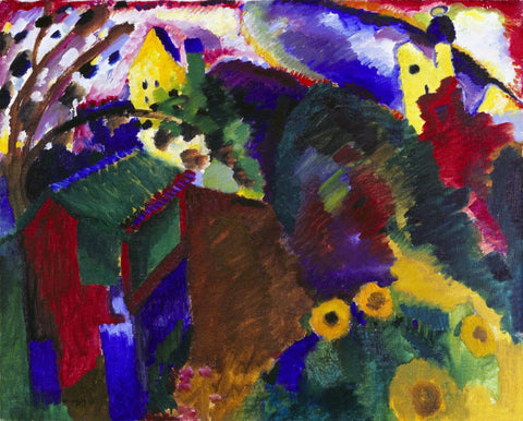 Wassily Kandinsky - Murnau Garden I - Canvas Prints