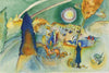 Watercolor For Poul Bjerre (Aquarell für Poul Bjerre) - Wassily Kandinsky - Life Size Posters