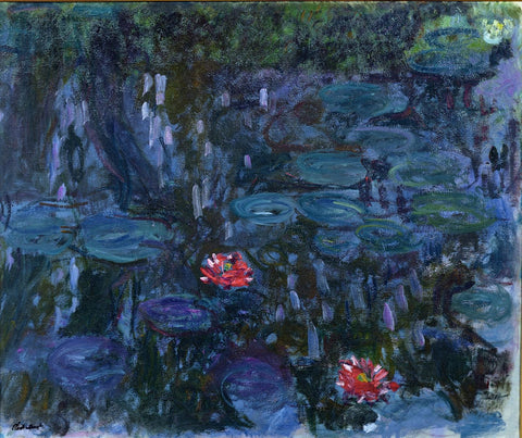 Water Lilies - Canvas Prints by Claude Monet