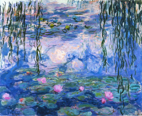 Water Lilies - Framed Prints by Claude Monet