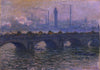 Waterloo Bridge (Pont de Waterloo) - Claude Monet Painting –  Impressionist Art - Canvas Prints