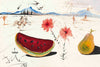 Watermelon And Pear (Pasteque et Poires) - Salvador Dali - Fruit Series Painting - Framed Prints