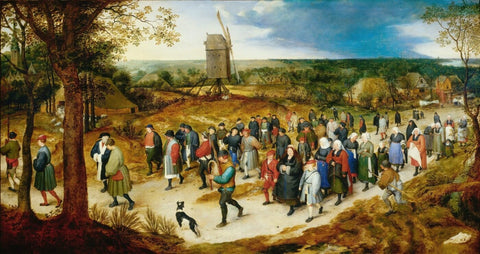 Wedding procession - Pieter Brueghel The Elder - Framed Prints by Pieter Brueghel The Elder
