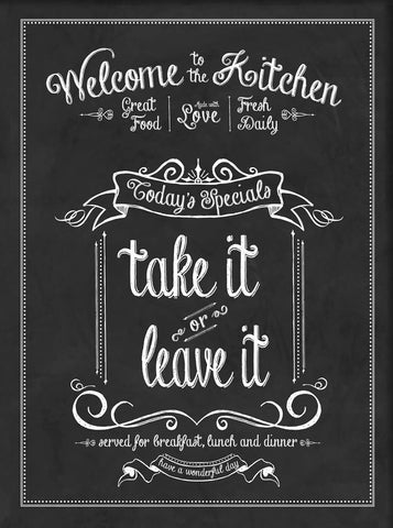 Welcome To The Kitchen by Tallenge Store