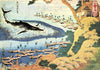 Whaling Off Goto, (Oceans Of Wisdom series) - Katsushika Hokusai - Japanese Woodcut Ukiyo-e Painting - Framed Prints