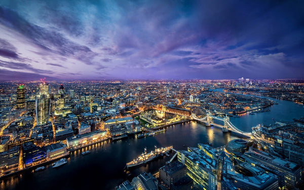 What The London Eye Sees - London Photo and Painting Collection - Canvas Prints