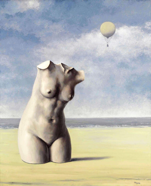 When The GHour Strikes (Quand l'heure Sonnera) - René Magritte - Surrealist Art Painting - Life Size Posters