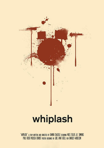 Whiplash - Movie Poster Art - Tallenge Minimalist Hollywood Poster Collection - Art Prints by Tim