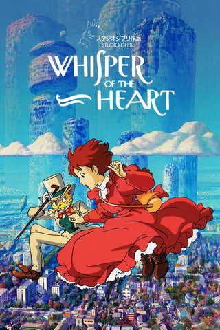 Whisper Of The Heart - Studio Ghibli Japanaese Animated Movie Poster by Studio Ghibli