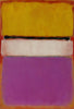 White Center (Yellow, Pink and Lavender on Rose) - Mark Rothko Color Field Painting - Art Prints