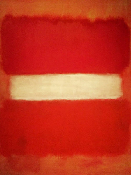 White Stripe - Mark Rothko - Color Field Painting - Canvas Prints