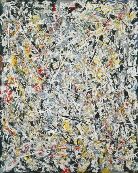 White Light - Jackson Pollock - Canvas Prints