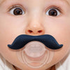 Who Put A Moustache On My Pacifier - Cute Baby - Framed Prints
