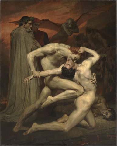 Dante And Virgile, 1950 by William-Adolphe Bouguereau