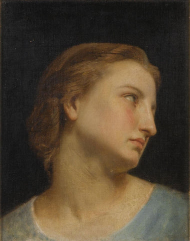 Study Of a Woman's Head (Philomèle Et Progné) – Adolphe-William Bouguereau Painting - Framed Prints