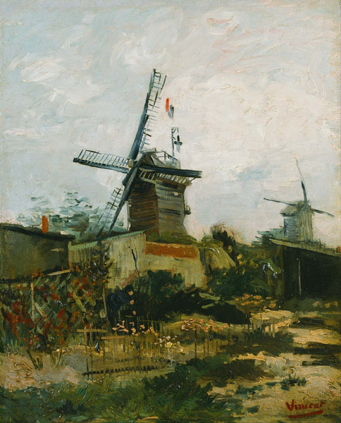 Windmills On Montmartre - Canvas Prints