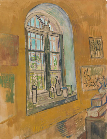 Window In The Studio by Vincent Van Gogh