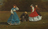Croquet Scene - Large Art Prints