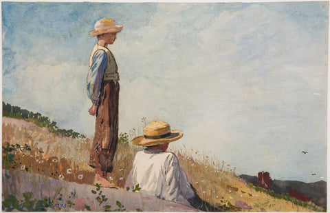 The Blue Boy by Winslow Homer
