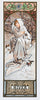 Winter (Hiver) - Four Seasons - Alphonse Mucha - Art Nouveau Print - Large Art Prints