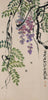 Wisteria And Bees - I - Qi Baishi - Modern Gongbi Chinese Painting - Canvas Prints