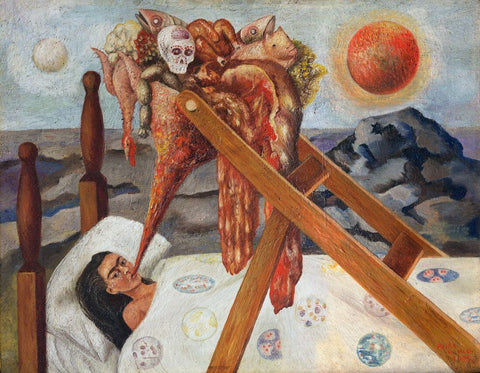 Without Hope - Frida Kahlo Painting - Canvas Prints