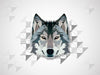 Wolf - Polygonal Digital Art Painting - Posters