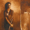 Woman - Bikas Bhattacharji - Indian Contemporary Art Painting - Framed Prints