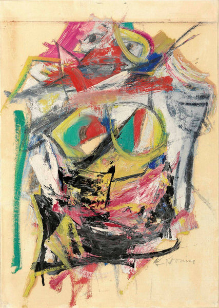Woman - Willem de Kooning - Abstract Expressionist Masterpiece Painting - Art Prints