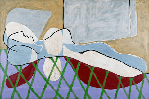 Woman Lying Down (Femme couchée) – Pablo Picasso Painting by Pablo Picasso