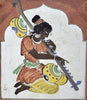 Woman Playing Rudraveena - Nandalal Bose - Haripura Art - Bengal School Indian Painting - Canvas Prints