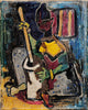 Woman Preparing Spices - M F Husain Painting - Art Prints
