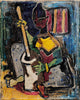 Woman Preparing Spices - M F Husain Painting - Life Size Posters