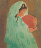 Woman Holding a Water Jar - Abdur Rahman Chughtai - Framed Prints