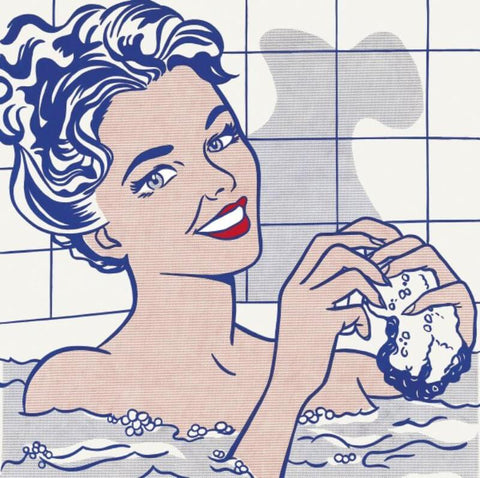 Woman In Bath by Roy Lichtenstein