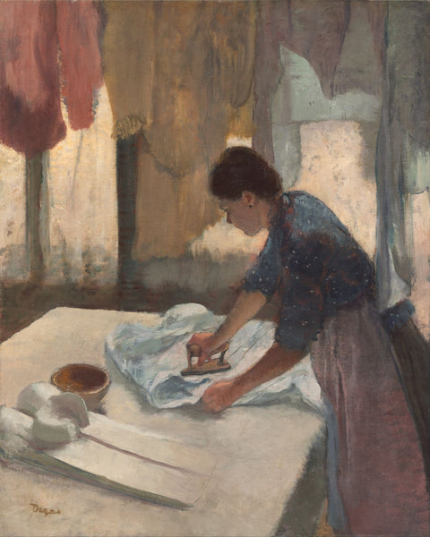 Woman Ironing - Art Prints