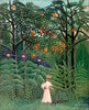 Woman Walking In An Exotic Forest (Femme Se Promenant Dans Une Forêt Exotique) - Henri Rousseau - Canvas Prints