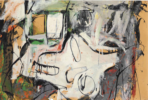 Woman, Wind And Window - Canvas Prints by Willem de Kooning