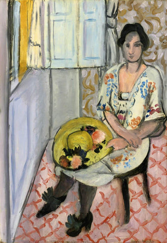 Woman With A Hat 1919 - Henri Matisse - Large Art Prints