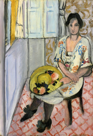 Woman With A Hat (Femme, à, chapeau) 1919 – Henri Matisse Painting by Henri Matisse