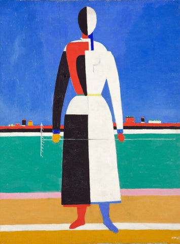 Kazimir Malevich - Woman With A Rake, 1932 by Kazimir Malevich