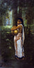 Woman With Pitcher - Hemendranath Mazumdar - Indian Masters Painting - Art Prints