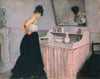 Woman at a Dressing Table -  Gustave Caillebotte - Impressionist Painting - Canvas Prints