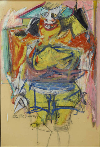 Woman - Canvas Prints by Willem de Kooning