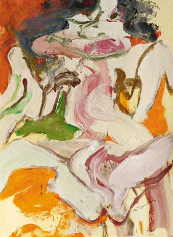 Woman as Ian - Willem de Kooning - Abstract Expressionist Painting - Canvas Prints