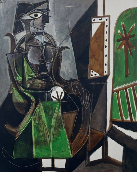 Woman by a Window - Pablo Picasso - Cubist Painting - Life Size Posters