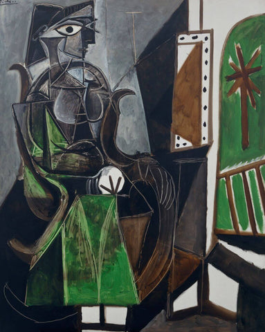 Woman by a Window - Pablo Picasso - Cubist Painting - Posters