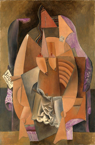 Woman in a Chemise in an Armchair - Pablo Picasso - Cubist Art Painting - Posters